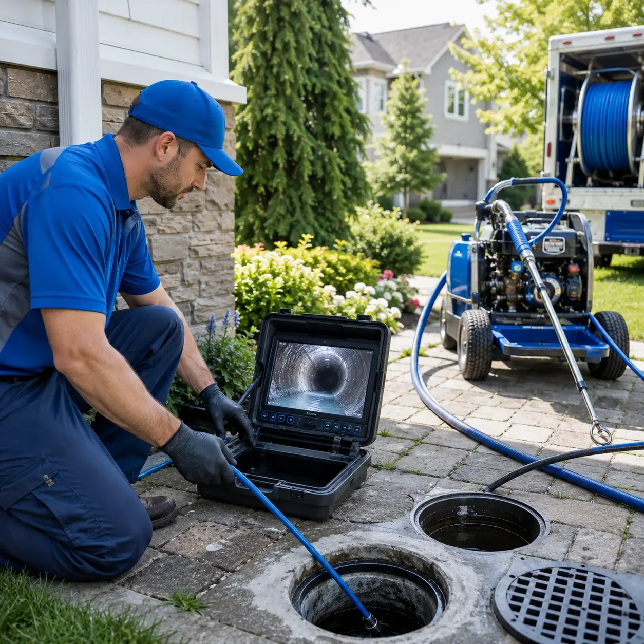 Outdoor drain cleaning professionals serving Ewing, NJ